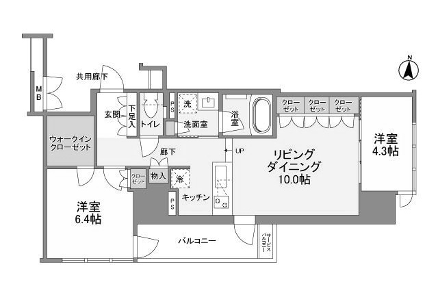 物件○○の間取り図