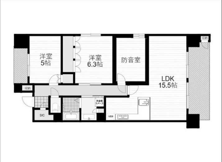物件○○の間取り図