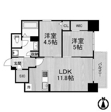 物件○○の間取り図