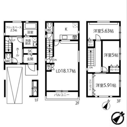 物件○○の間取り図