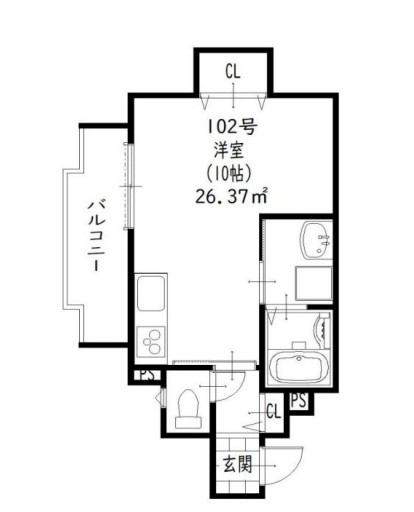 物件○○の間取り図