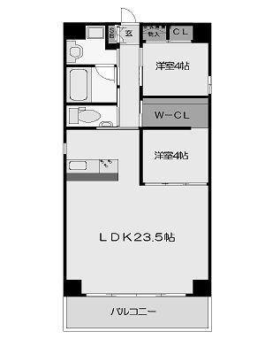 物件○○の間取り図