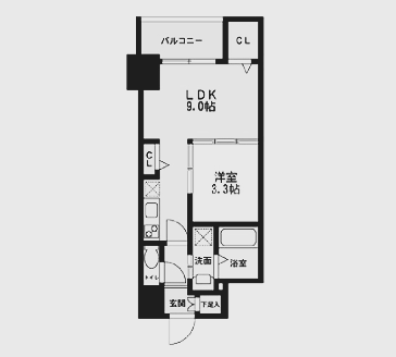 物件○○の間取り図