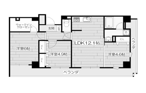 物件○○の間取り図