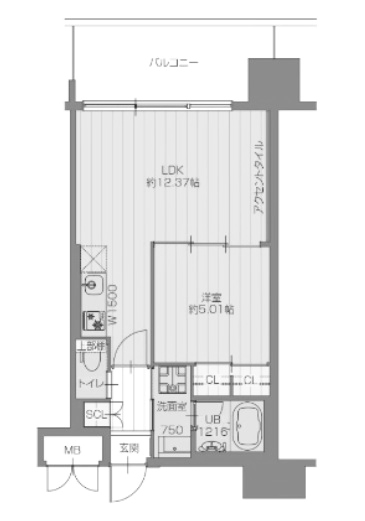 物件○○の間取り図