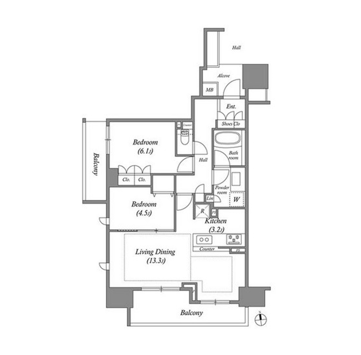 物件○○の間取り図