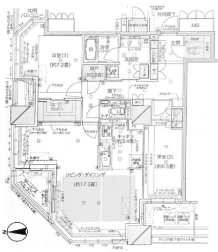 物件○○の間取り図