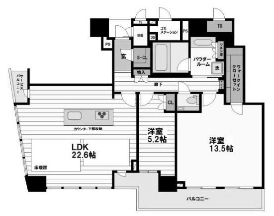 物件○○の間取り図