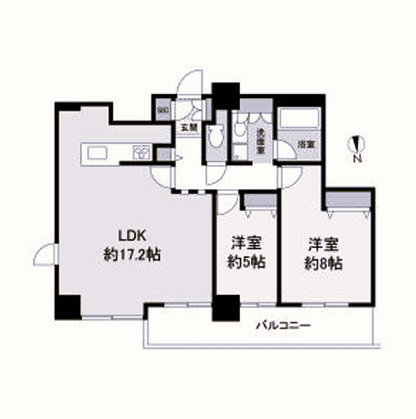 物件○○の間取り図