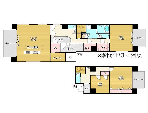 物件○○の間取り図