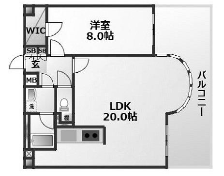 物件○○の間取り図