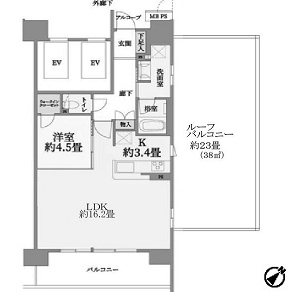 物件○○の間取り図