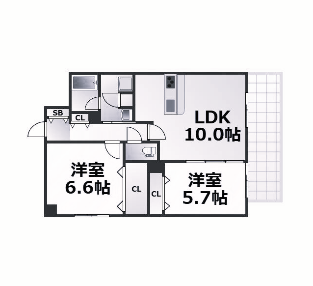 物件○○の間取り図