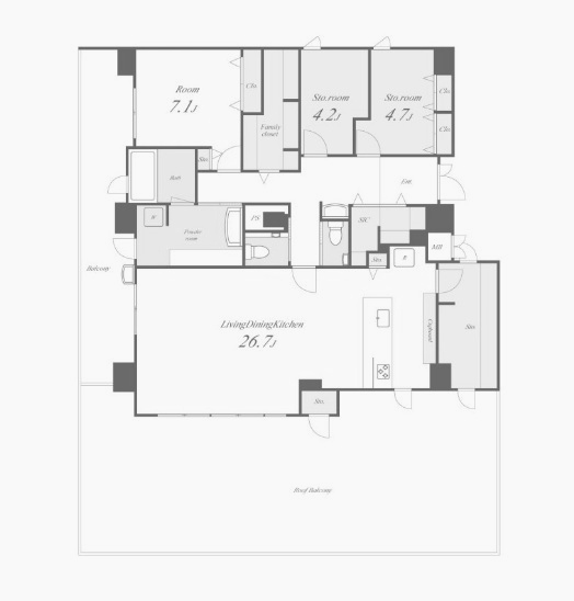 物件○○の間取り図