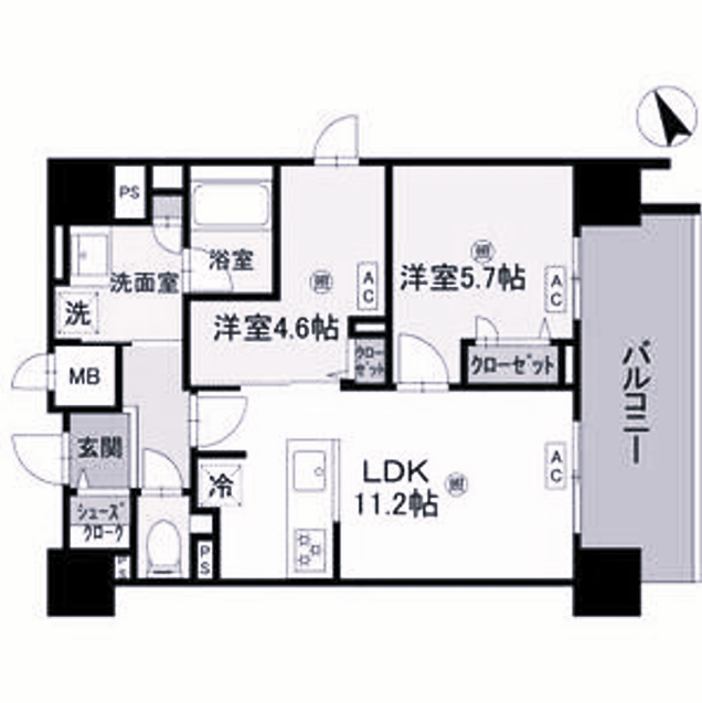 物件○○の間取り図