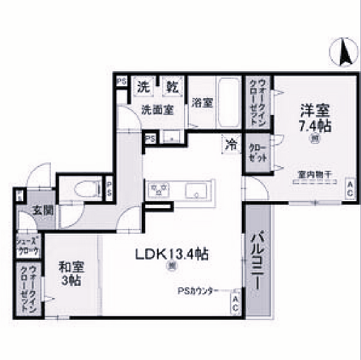 物件○○の間取り図