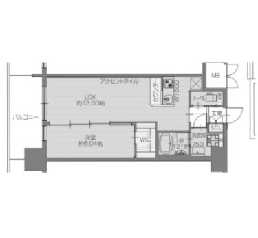 物件○○の間取り図