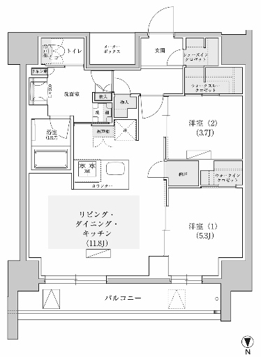 物件○○の間取り図