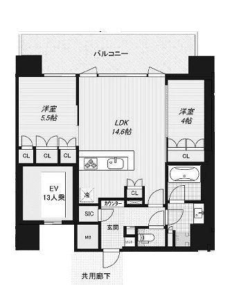物件○○の間取り図