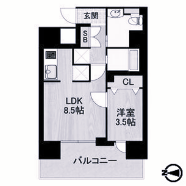 物件○○の間取り図