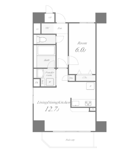 物件○○の間取り図