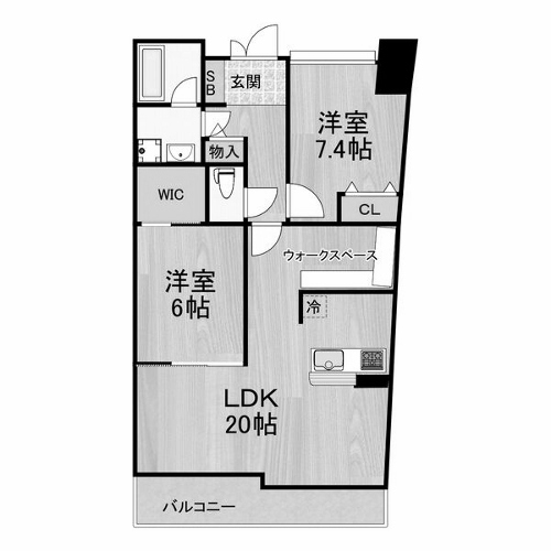 物件○○の間取り図