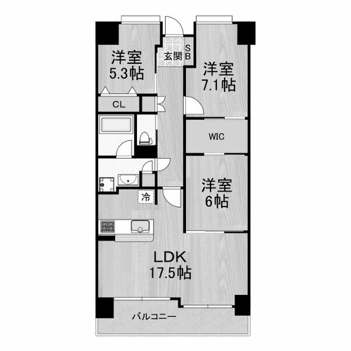 物件○○の間取り図