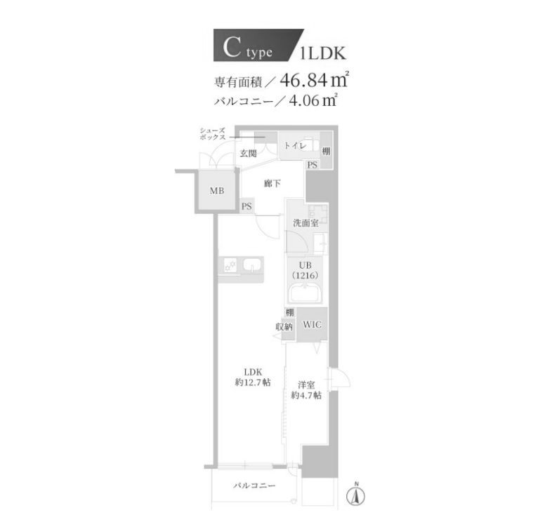 物件○○の間取り図