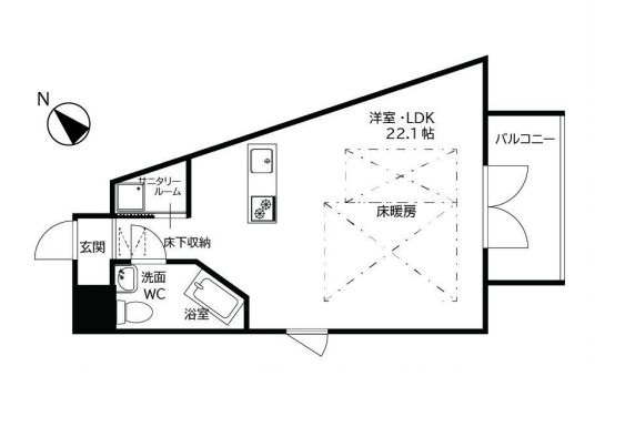 物件○○の間取り図