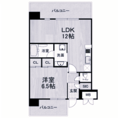 物件○○の間取り図