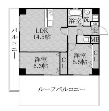 物件○○の間取り図
