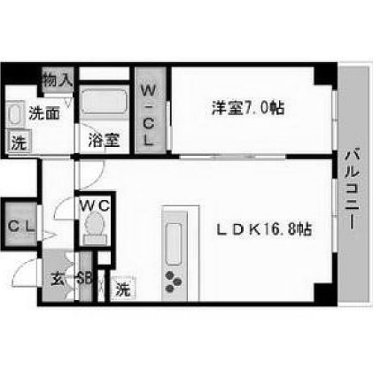 物件○○の間取り図