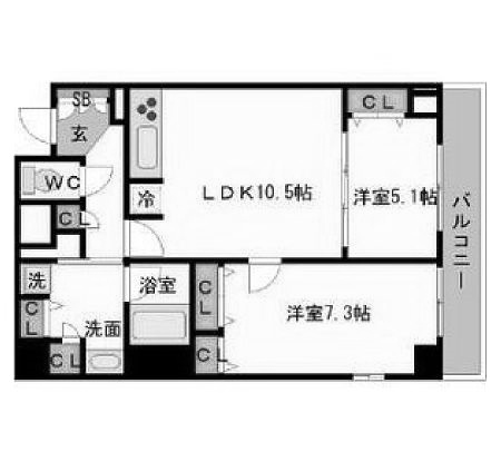 物件○○の間取り図