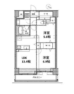 物件○○の間取り図