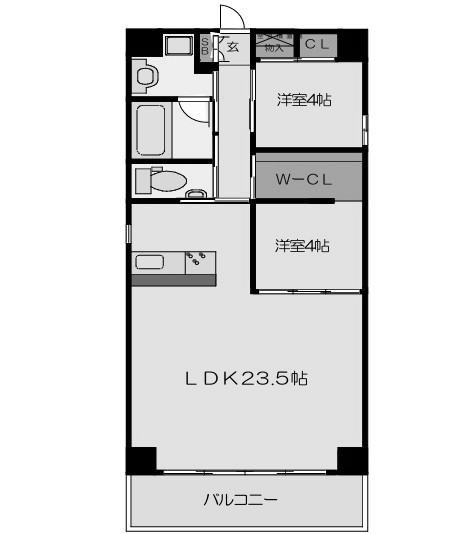 物件○○の間取り図