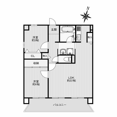 物件○○の間取り図