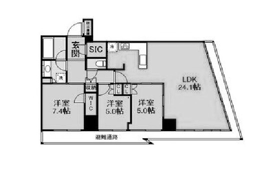 物件○○の間取り図