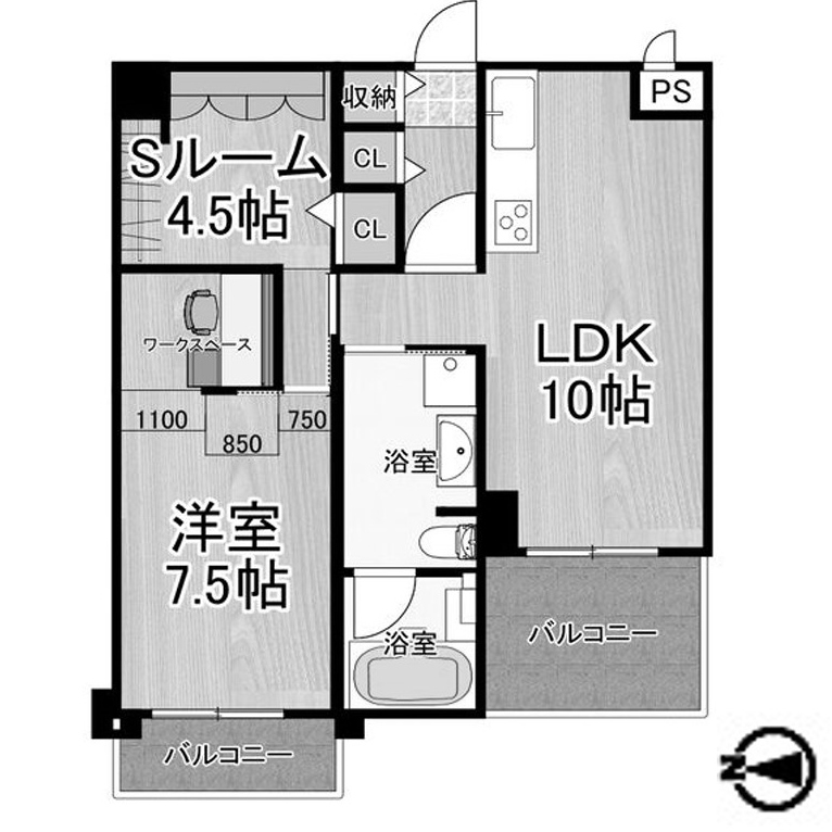 物件○○の間取り図