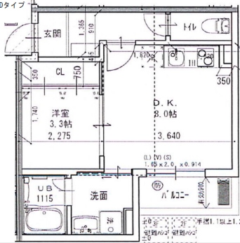 物件○○の間取り図