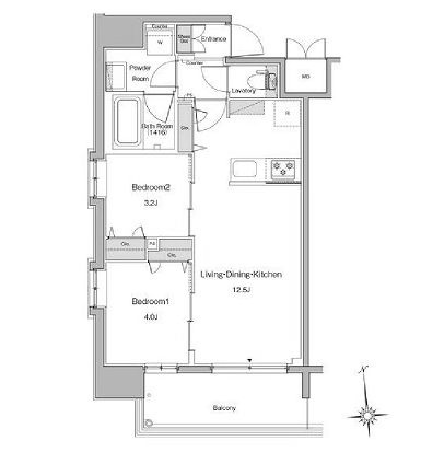 物件○○の間取り図