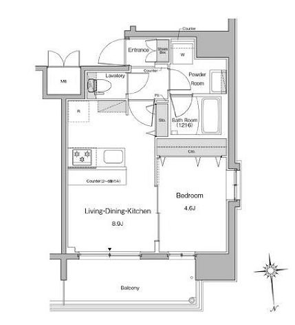 物件○○の間取り図