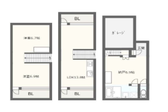 物件○○の間取り図