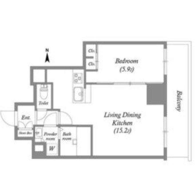 物件○○の間取り図