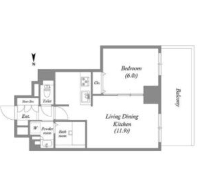 物件○○の間取り図