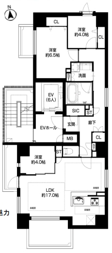 物件○○の間取り図