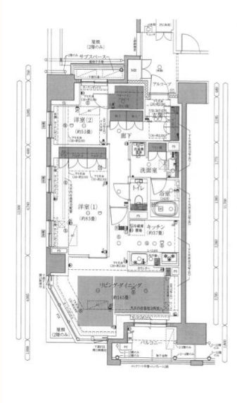 物件○○の間取り図