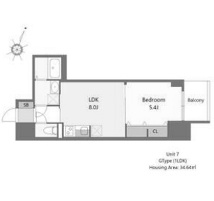 物件○○の間取り図