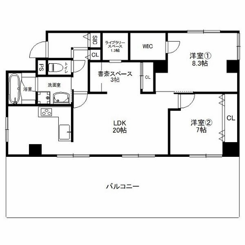 物件○○の間取り図