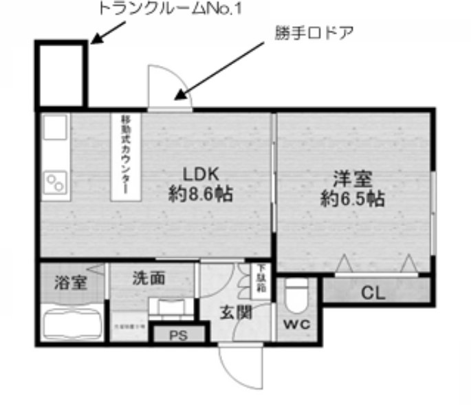 物件○○の間取り図