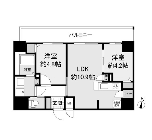 物件○○の間取り図